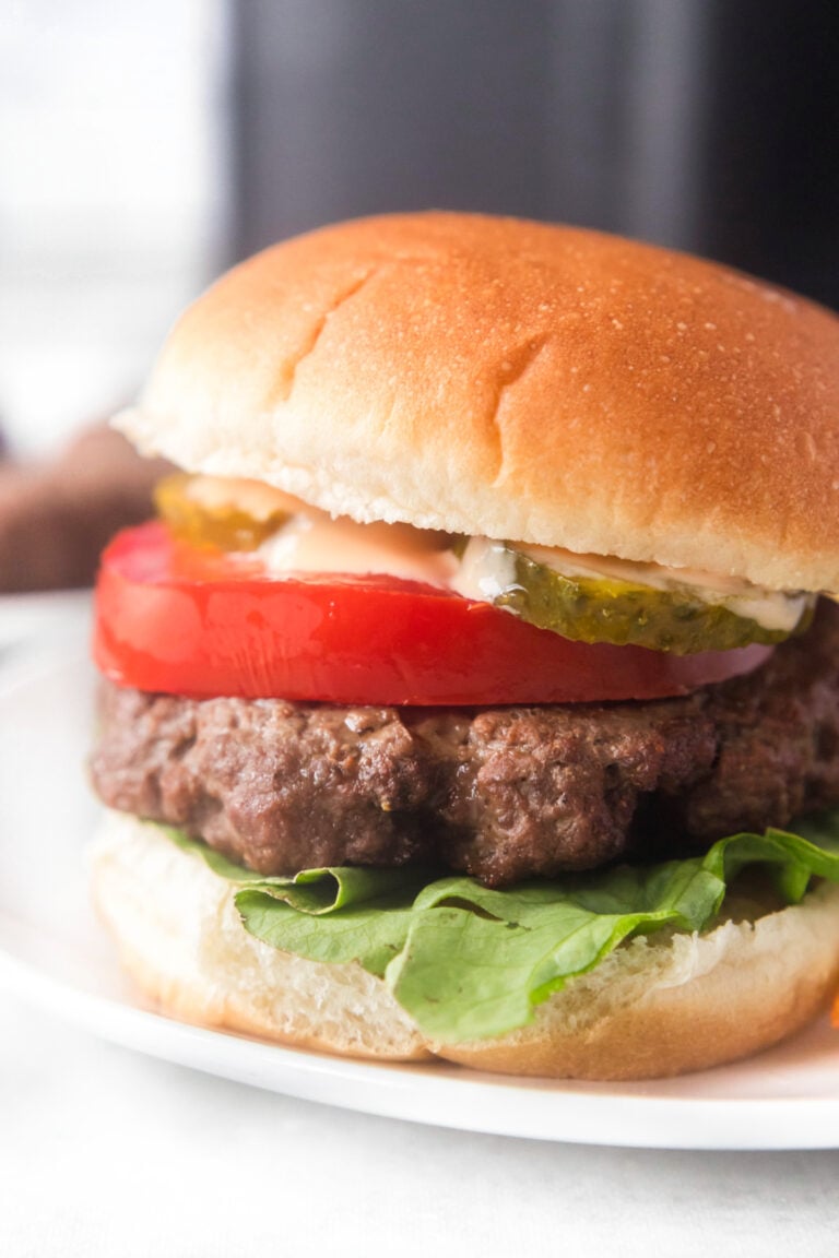 AIR FRYER HAMBURGERS