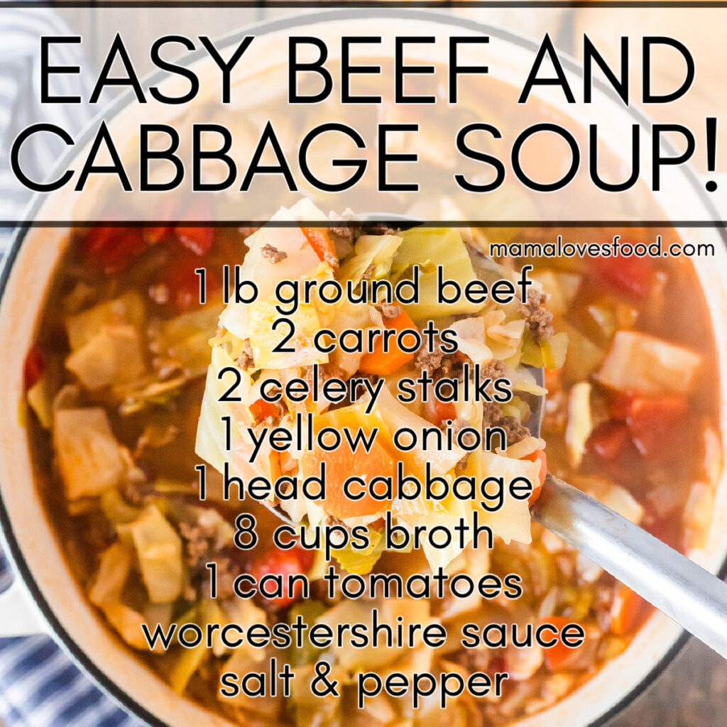 BEST BEEF AND CABBAGE SOUP