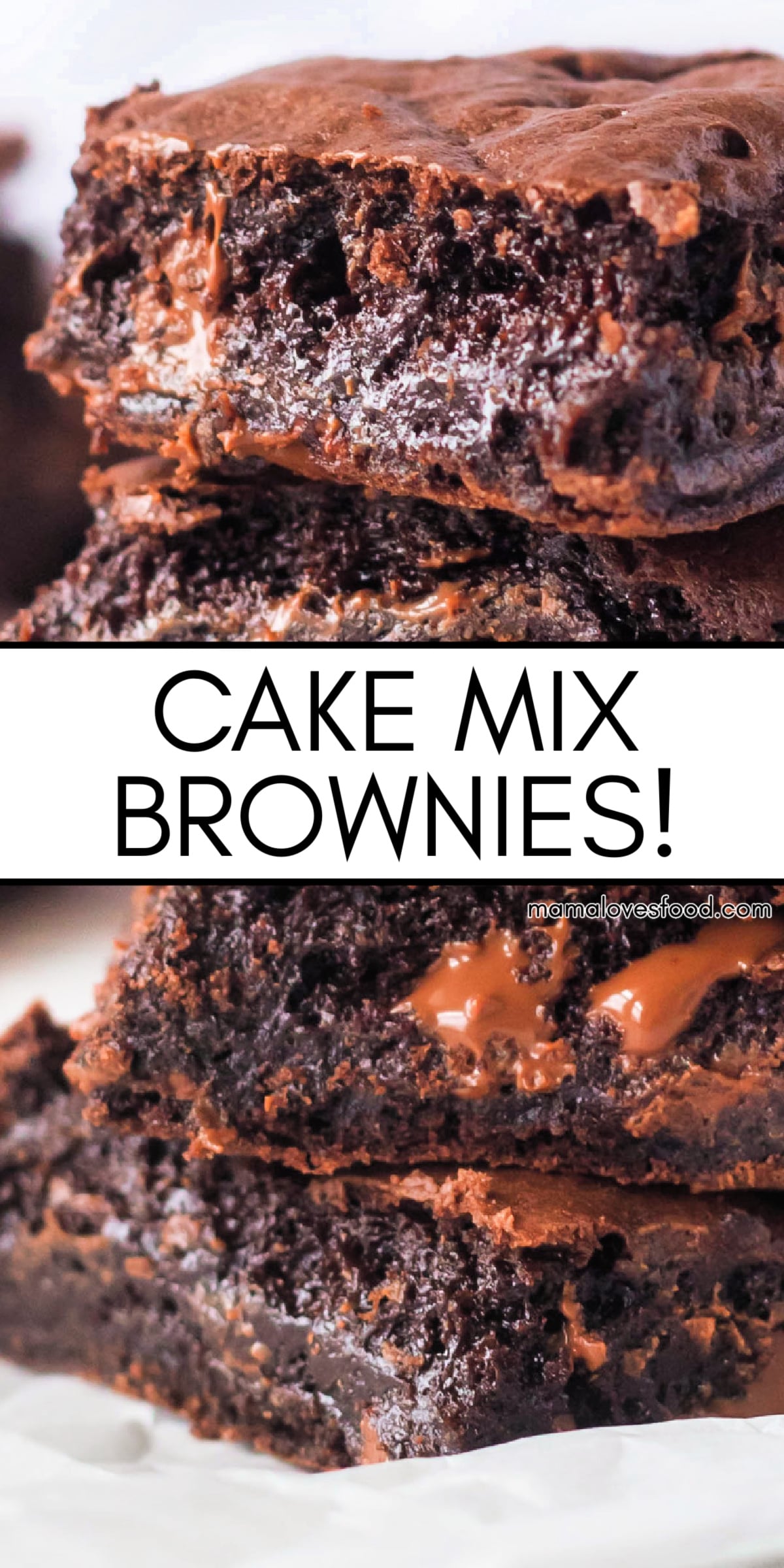 BEST CAKE MIX BROWNIES