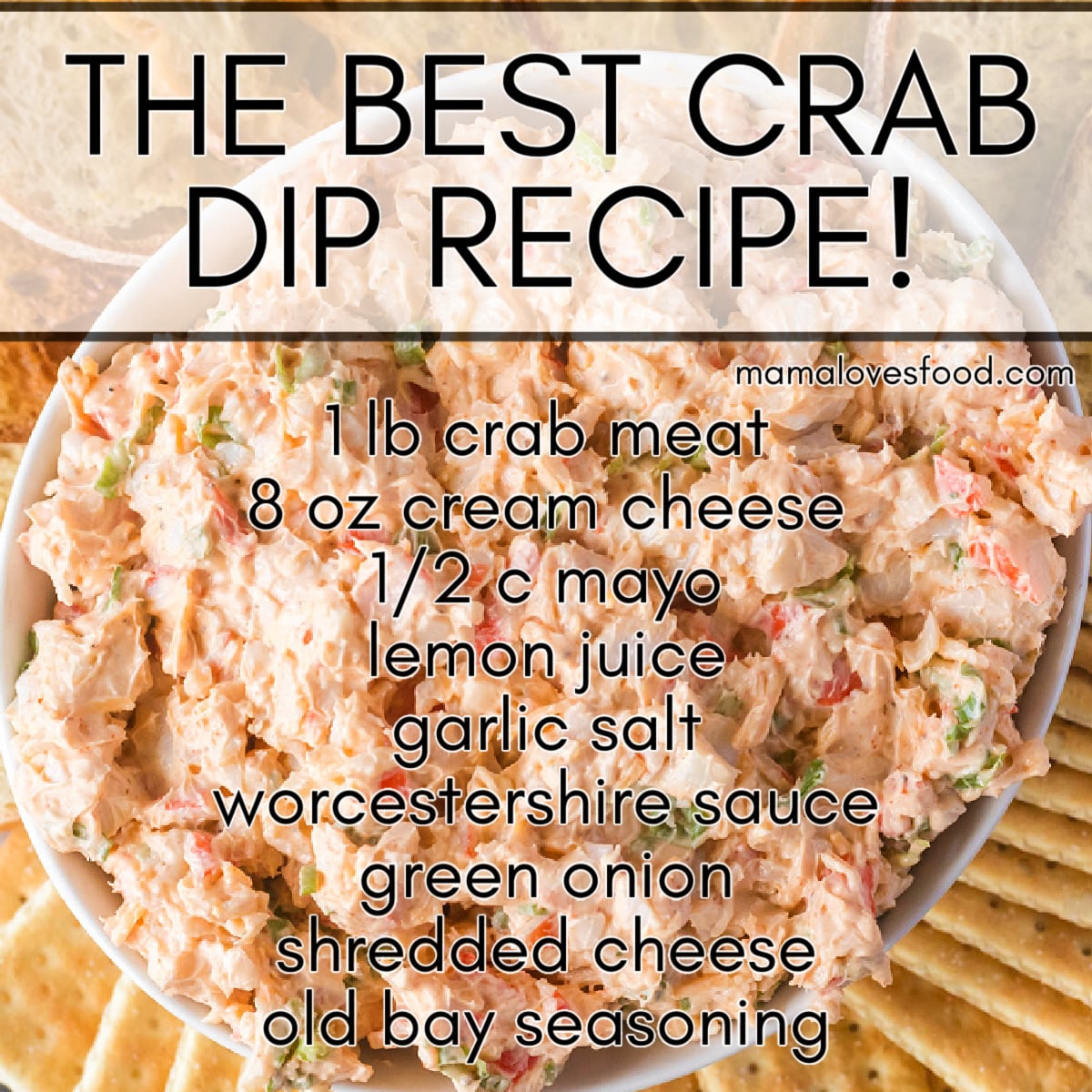 BEST CRAB DIP RECIPE