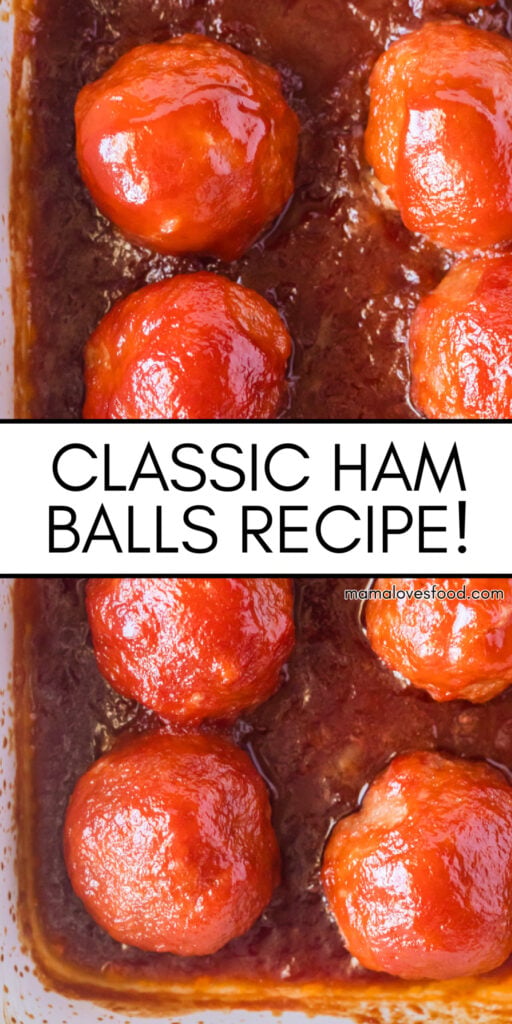 BEST HAM BALLS RECIPE