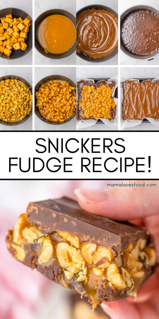 BEST SNICKERS FUDGE RECIPE