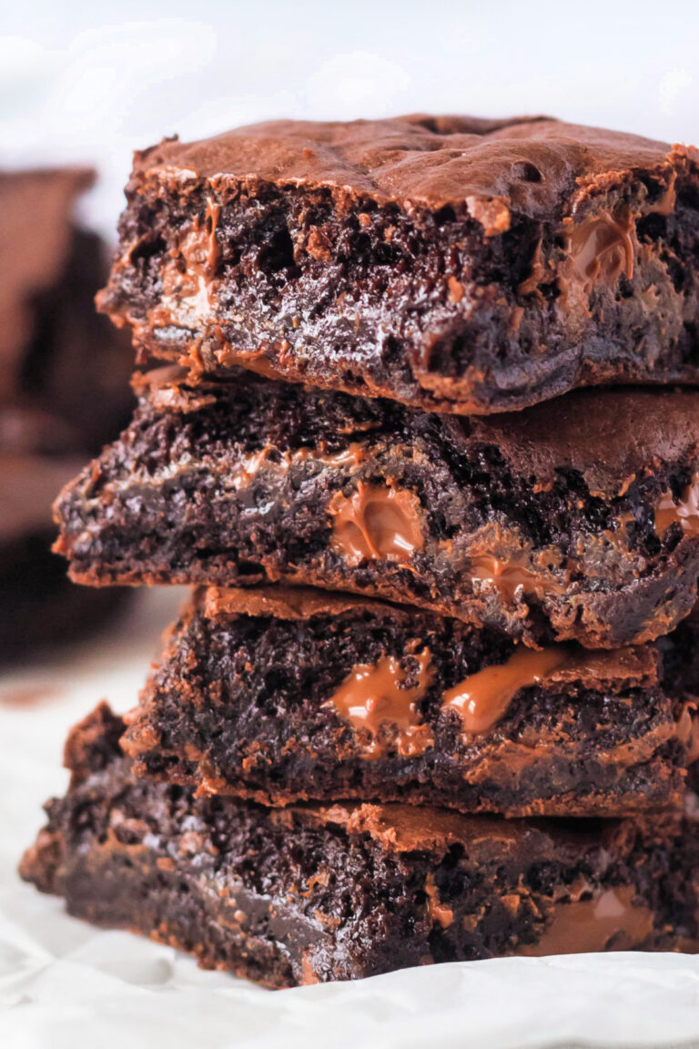 BROWNIES WITH A CAKE MIX