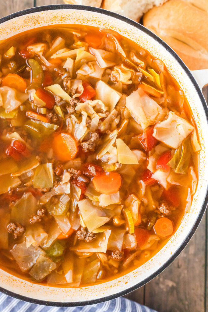 CABBAGE AND BEEF SOUP