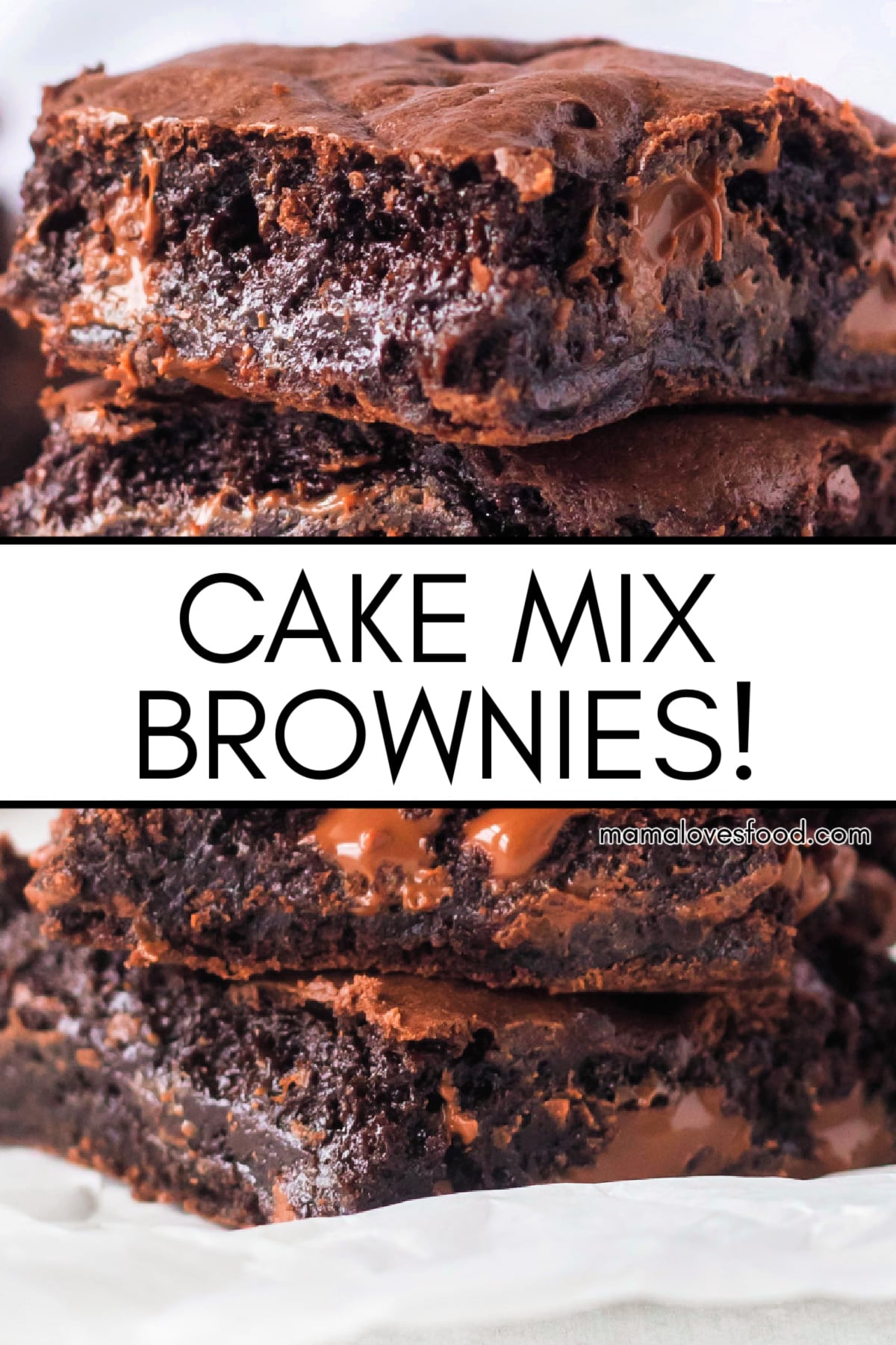 CAKE MIX BROWNIES