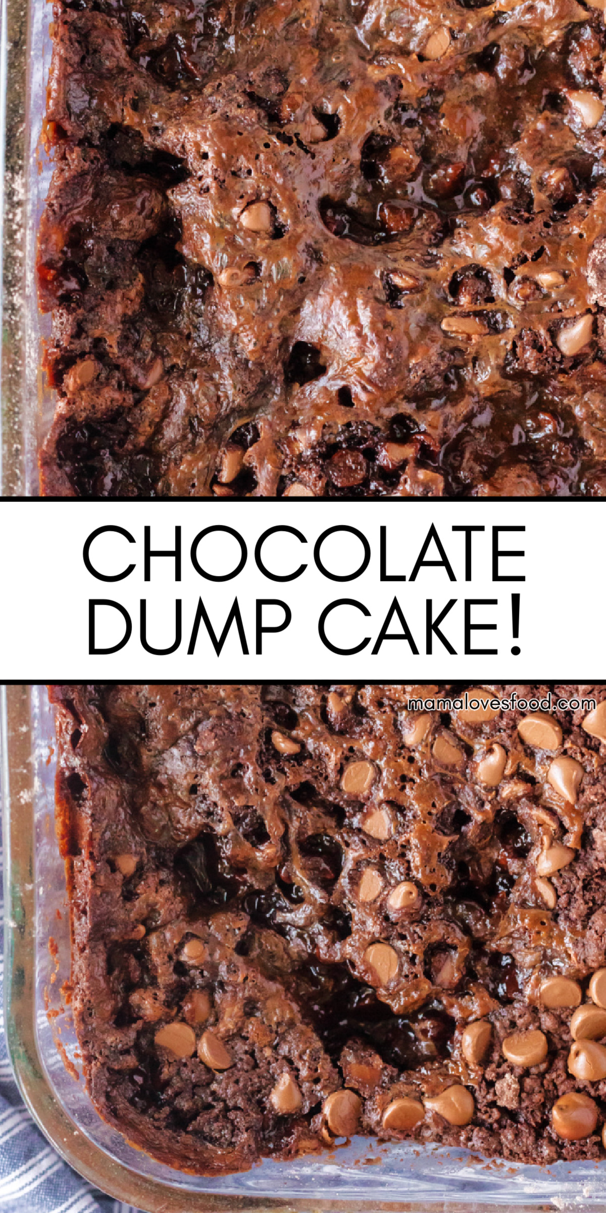 CHOCOLATE DUMP CAKE RECIPE