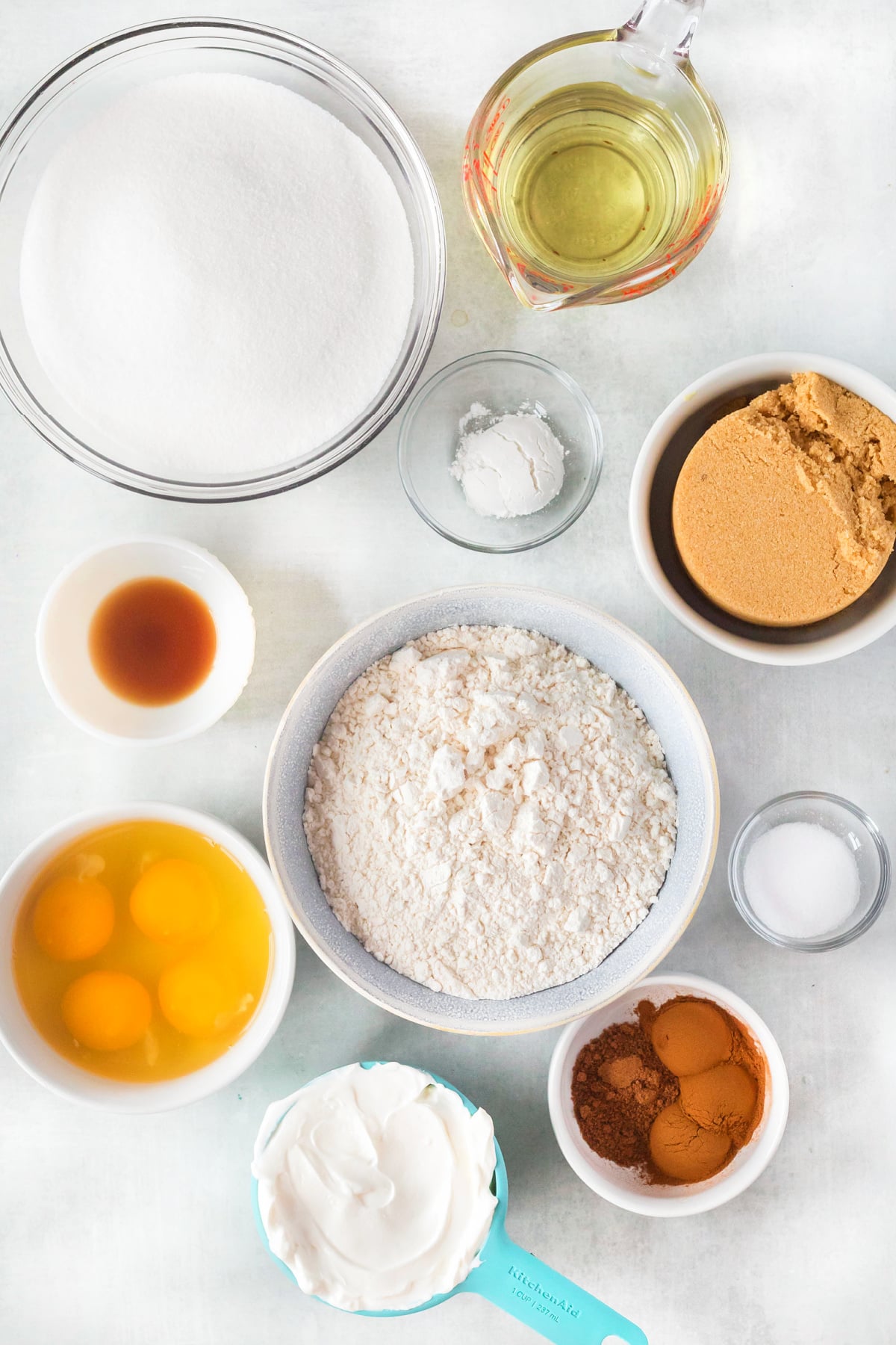 COFFEE CAKE MUFFINS INGREDIENTS