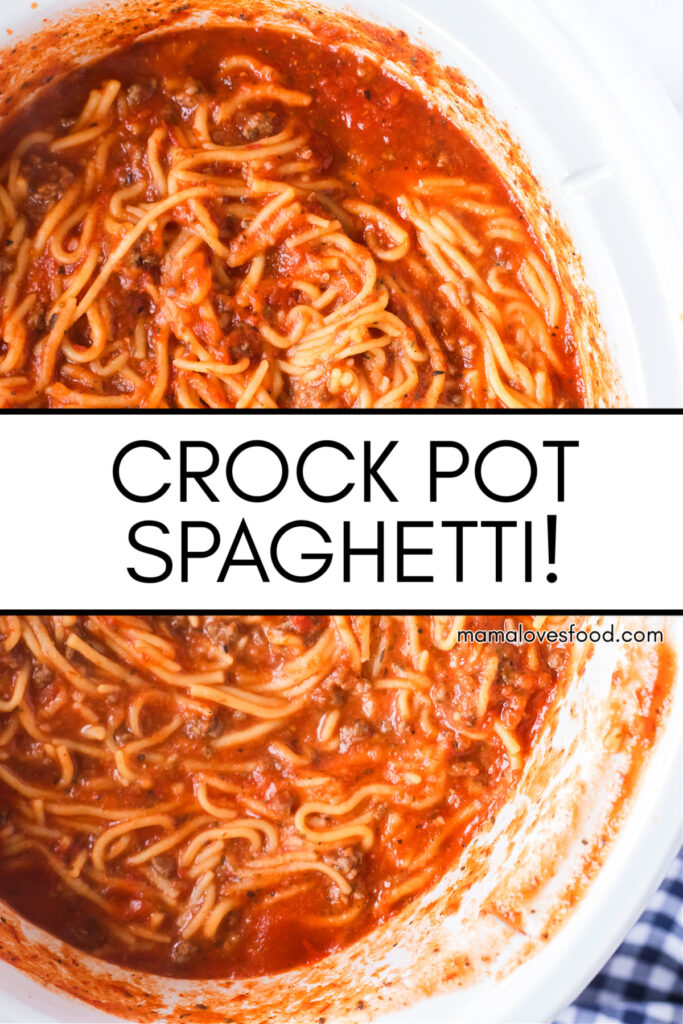 CROCK POT SPAGHETTI