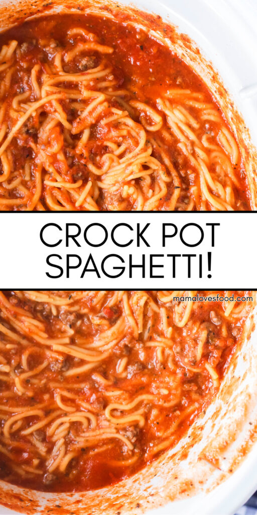 CROCK POT SPAGHETTI RECIPE