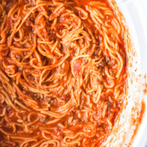 CROCKPOT SPAGHETTI