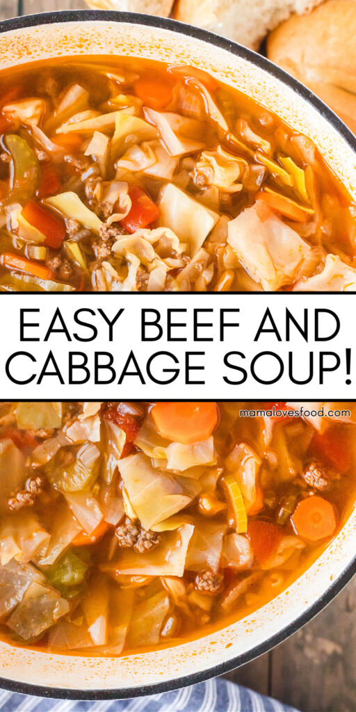 GROUND BEEF CABBAGE SOUP