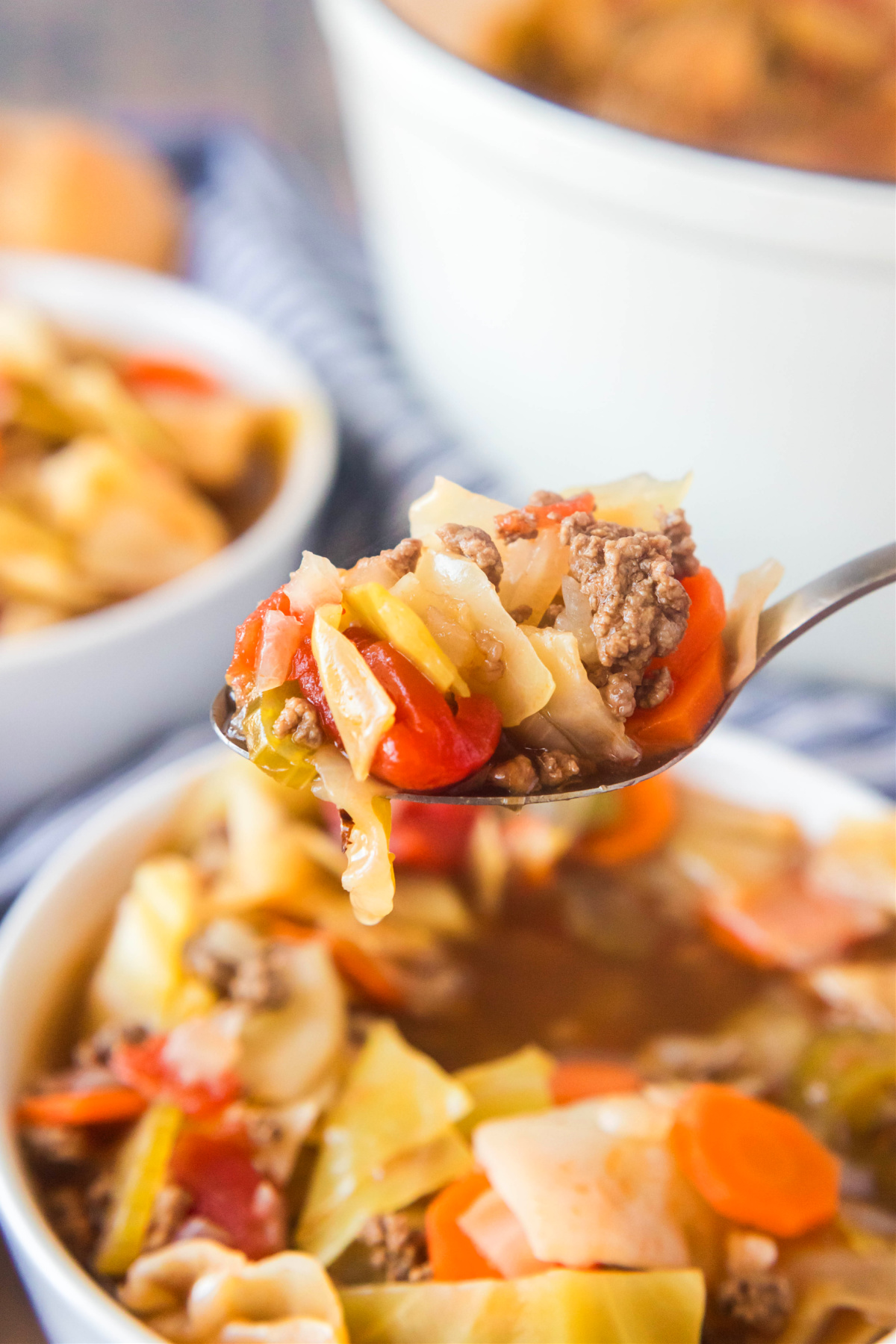 GROUND BEEF CABBAGE SOUP RECIPE