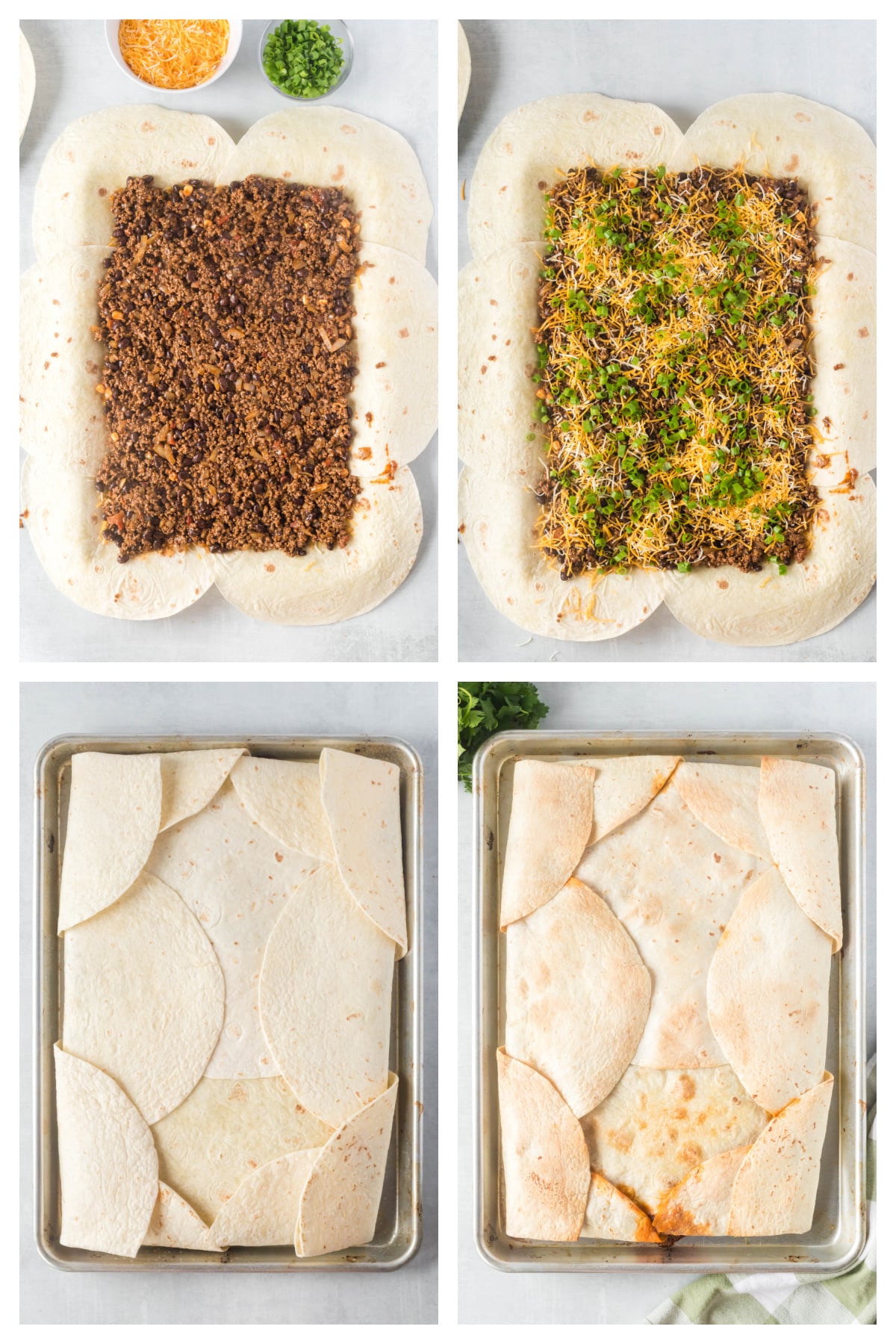 HOW DO YOU MAKE SHEET PAN QUESADILLAS