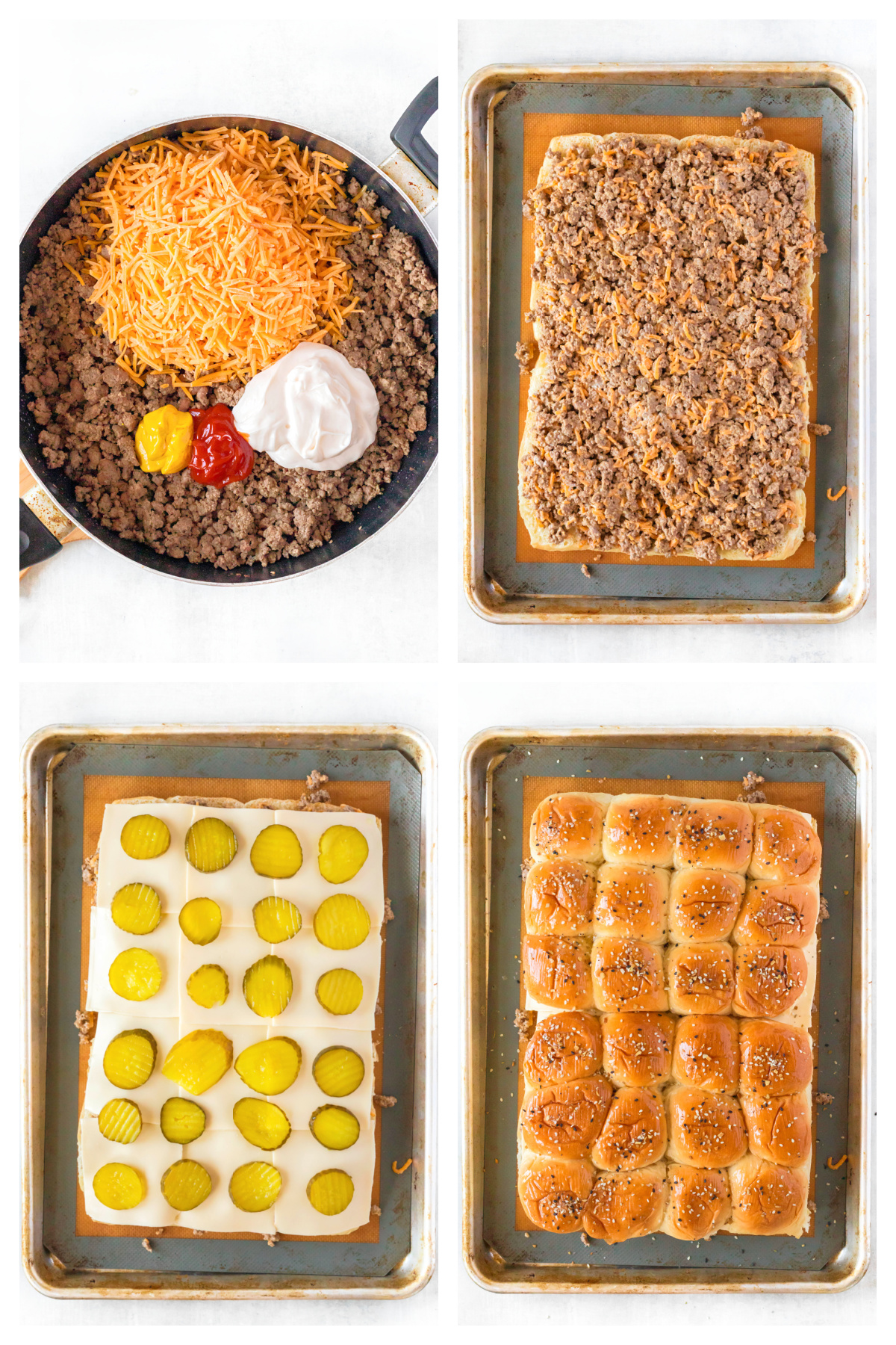 HOW TO MAKE CHEESEBURGER SLIDERS