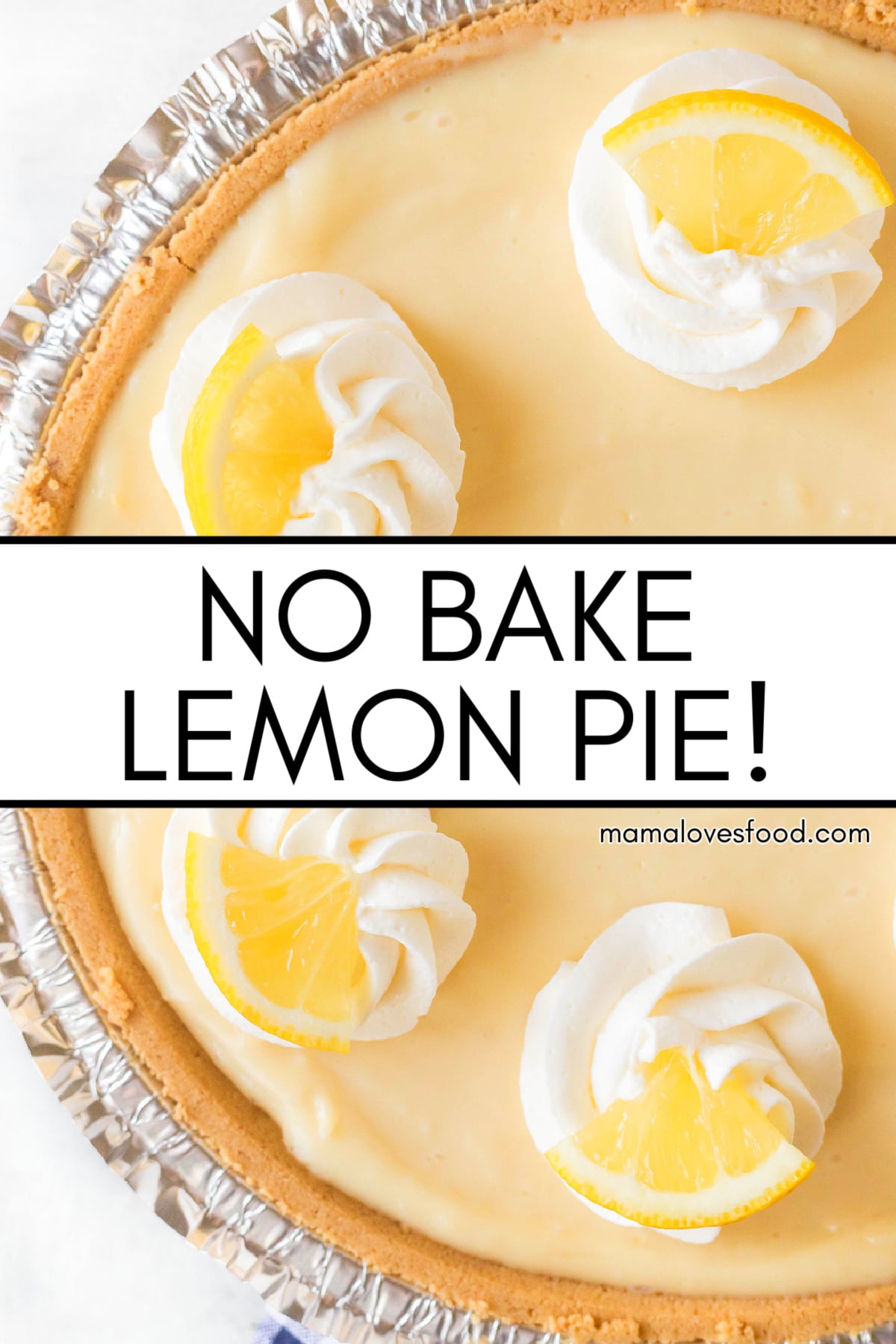 NO BAKE LEMON PIE