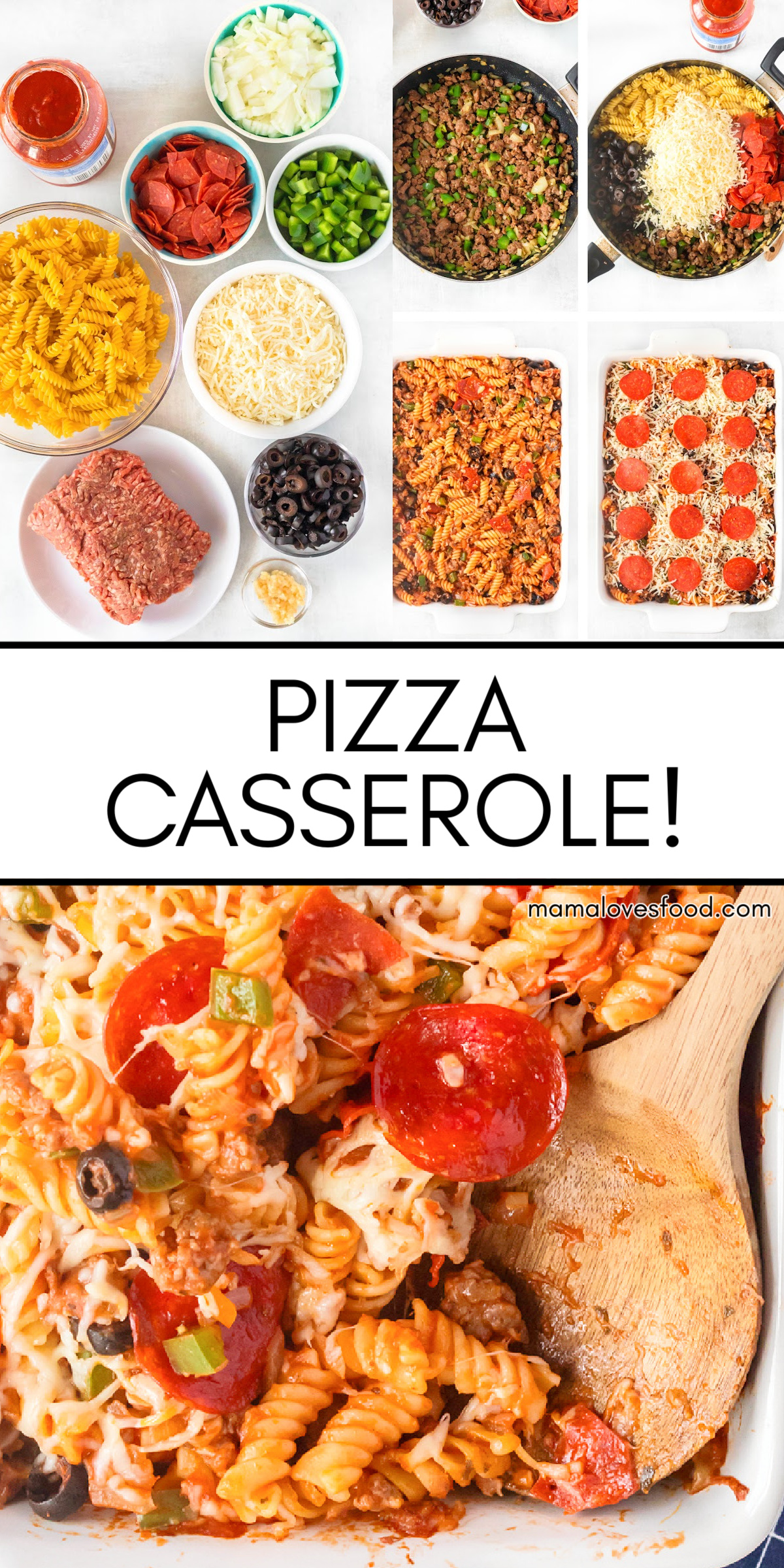 RECIPE FOR PIZZA CASSEROLE