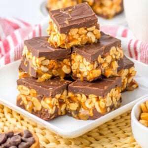 RECIPE FOR SNICKERS FUDGE