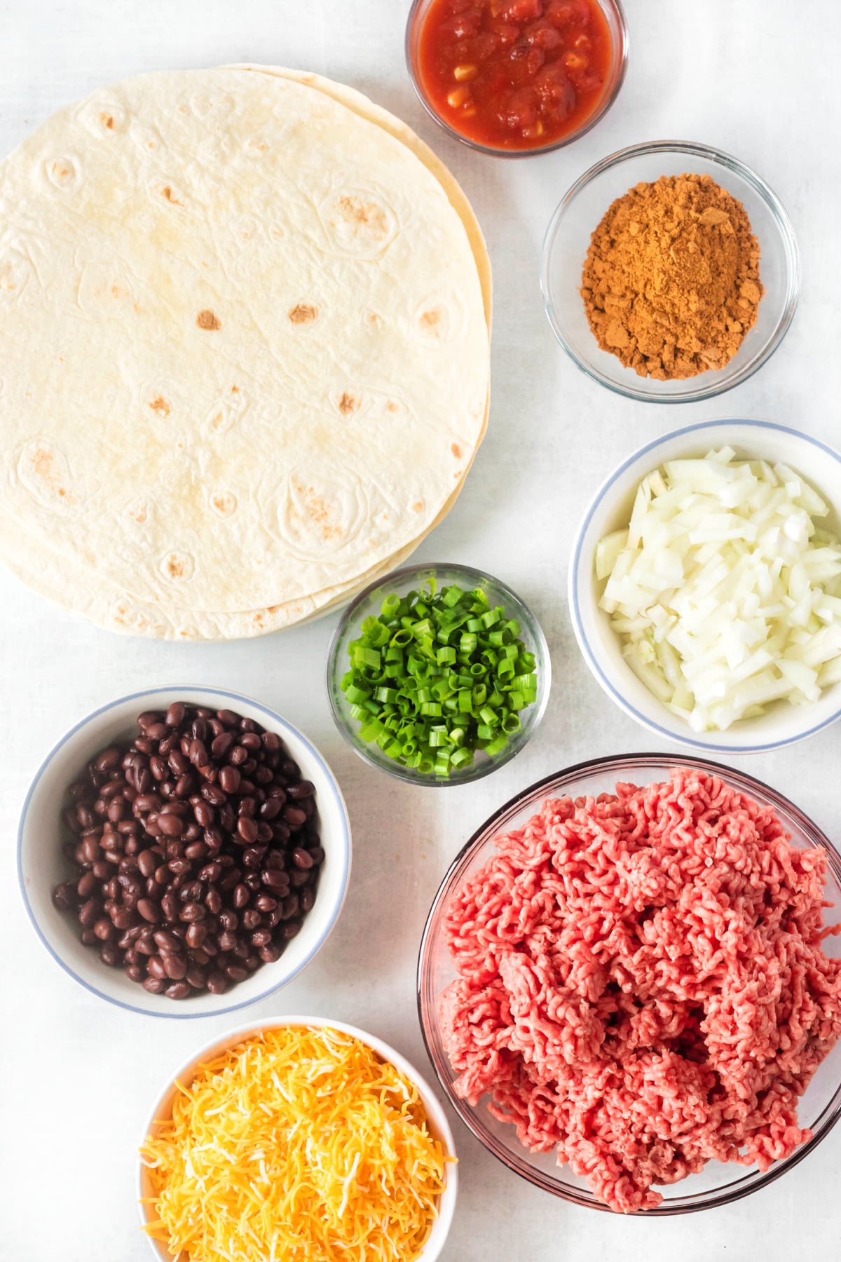 SHEET PAN QUESADILLAS INGREDIENTS