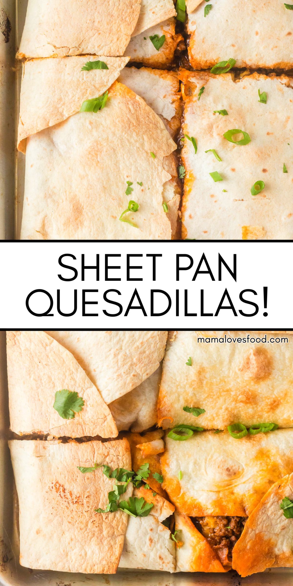 SHEET PAN QUESADILLAS RECIPE