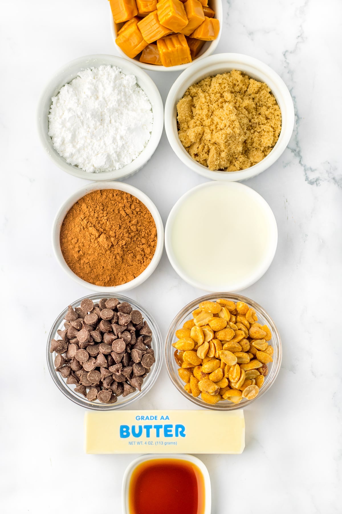 SNICKERS FUDGE INGREDIENTS