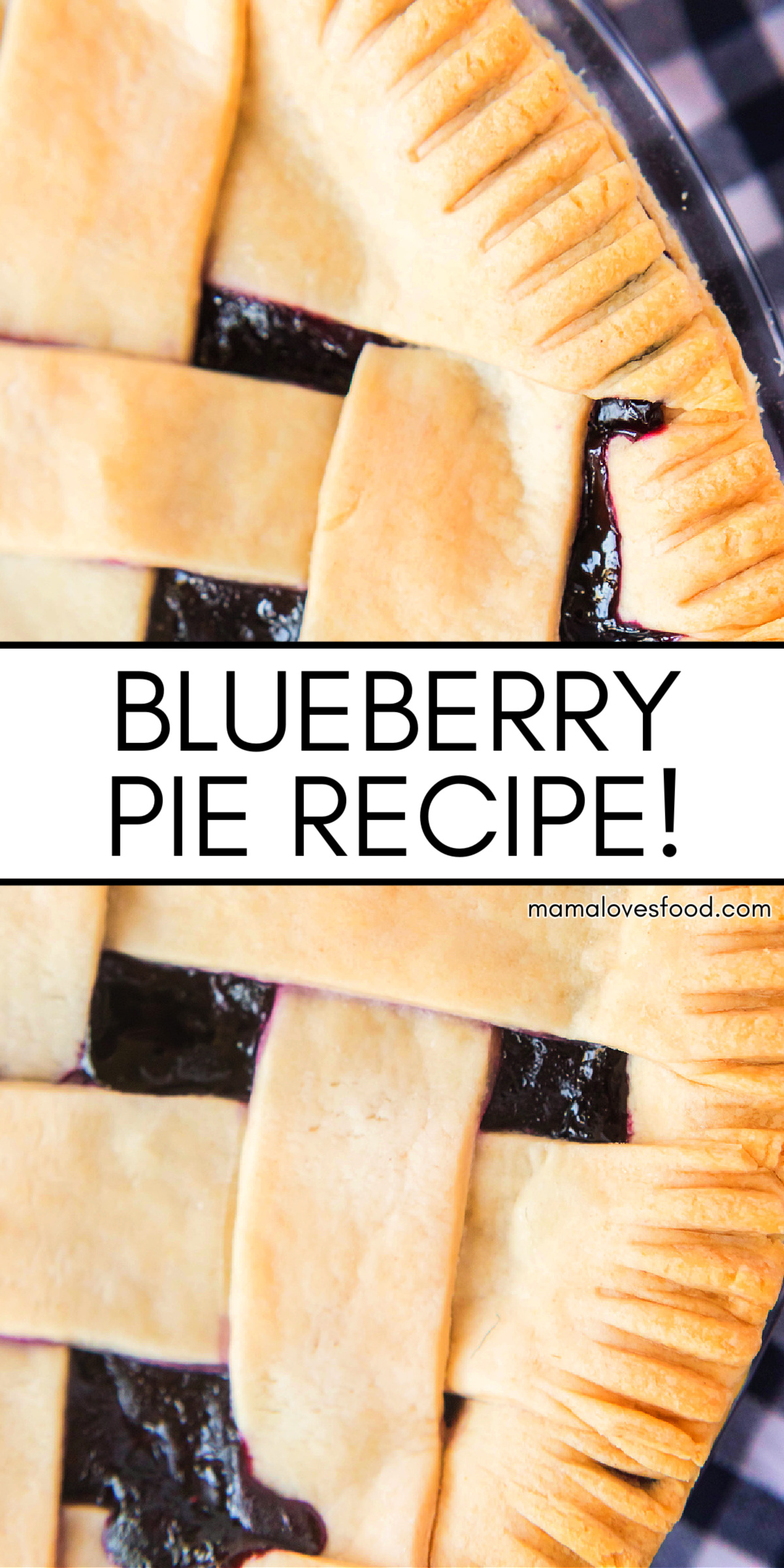 easy blueberry pie recipe