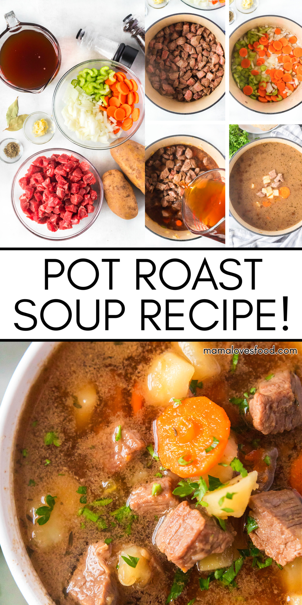 easy pot roast soup recipe