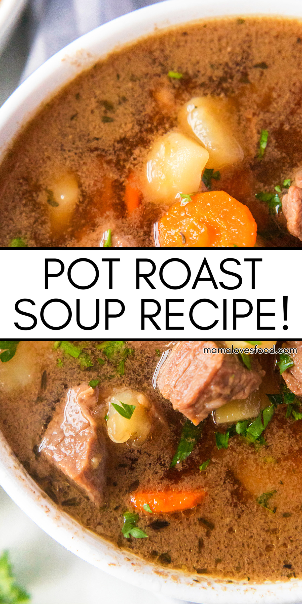 easy pot roast soup