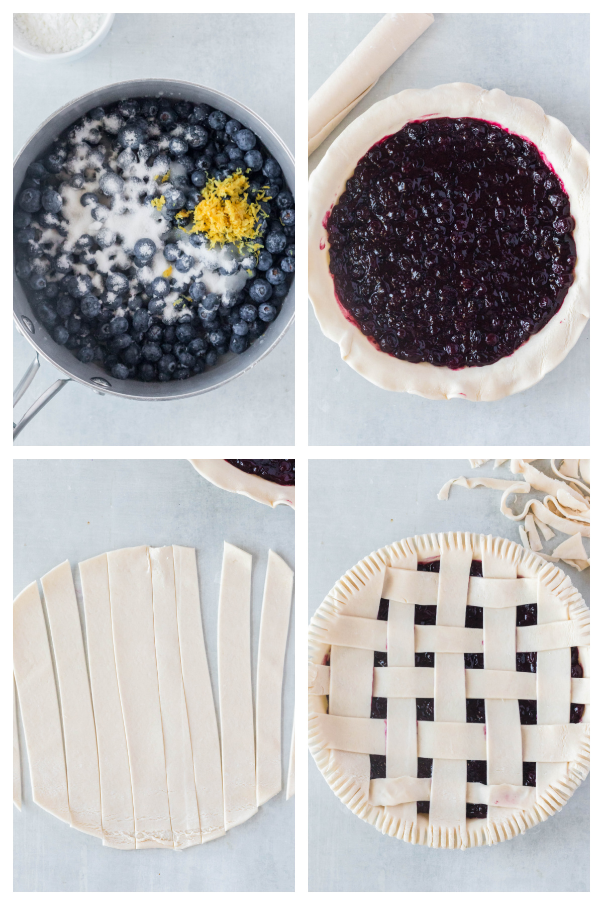 how to make blueberry pie