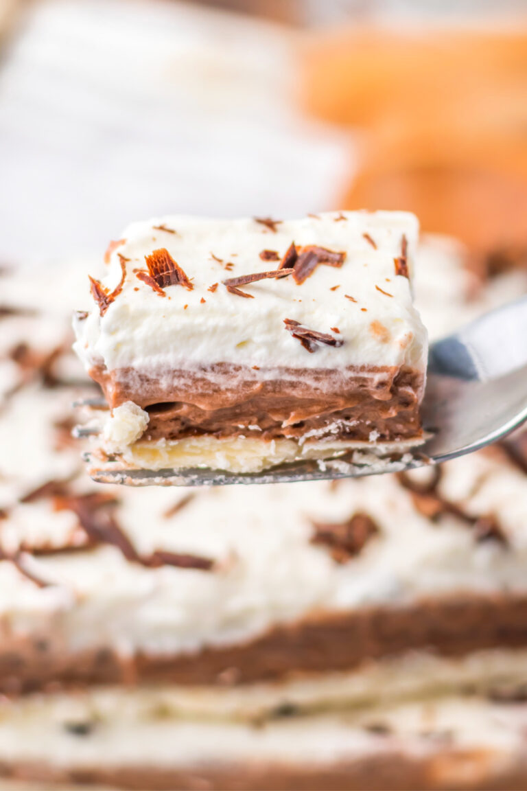 best french silk slab pie