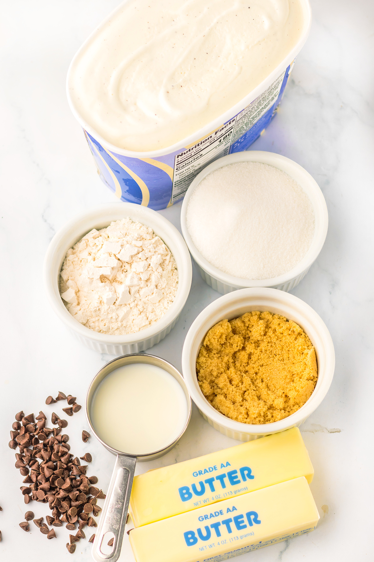 cookie dough ice cream sandwich ingredients