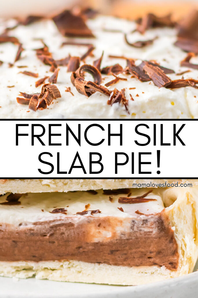 french silk slab pie