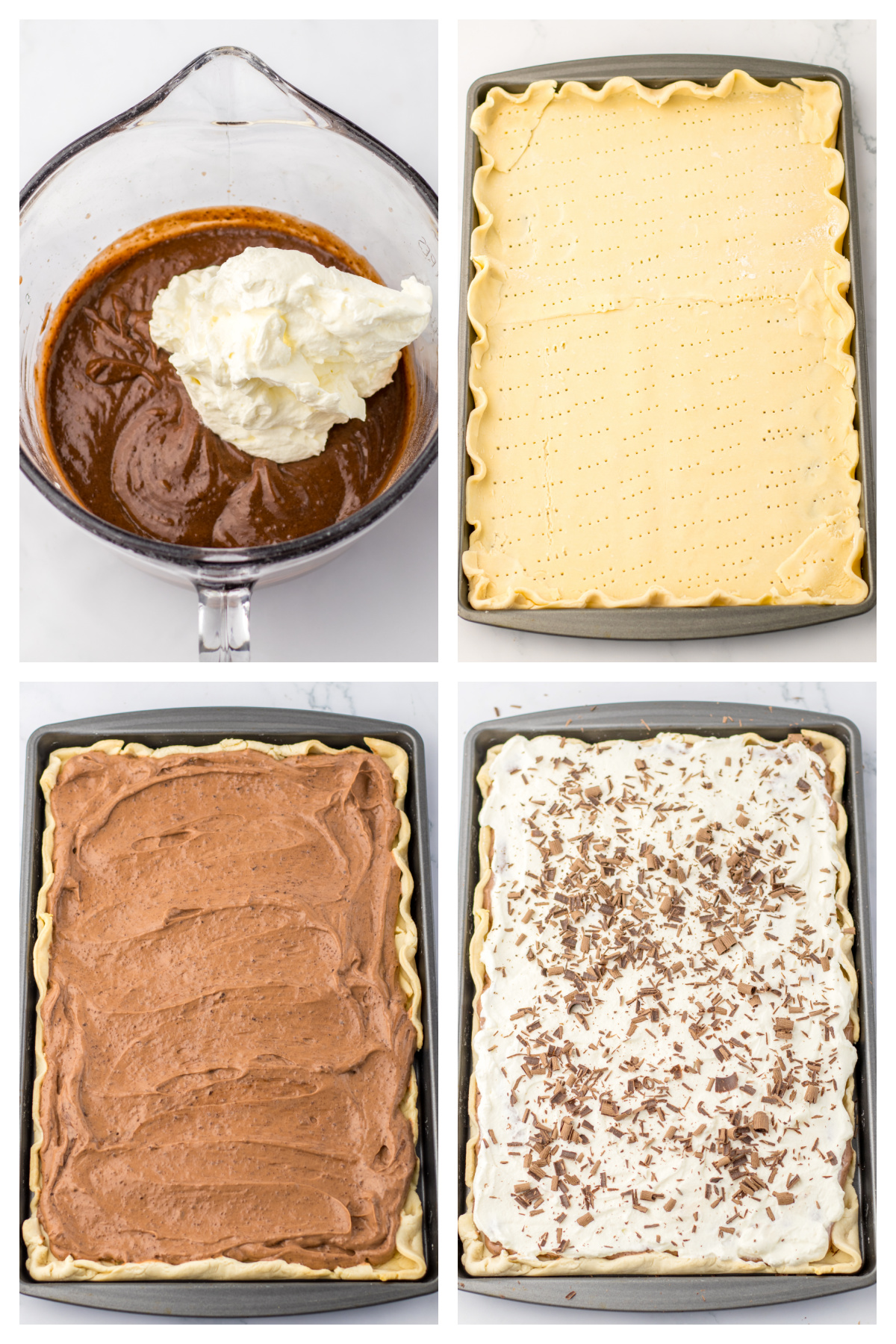 how to make french silk slab pie