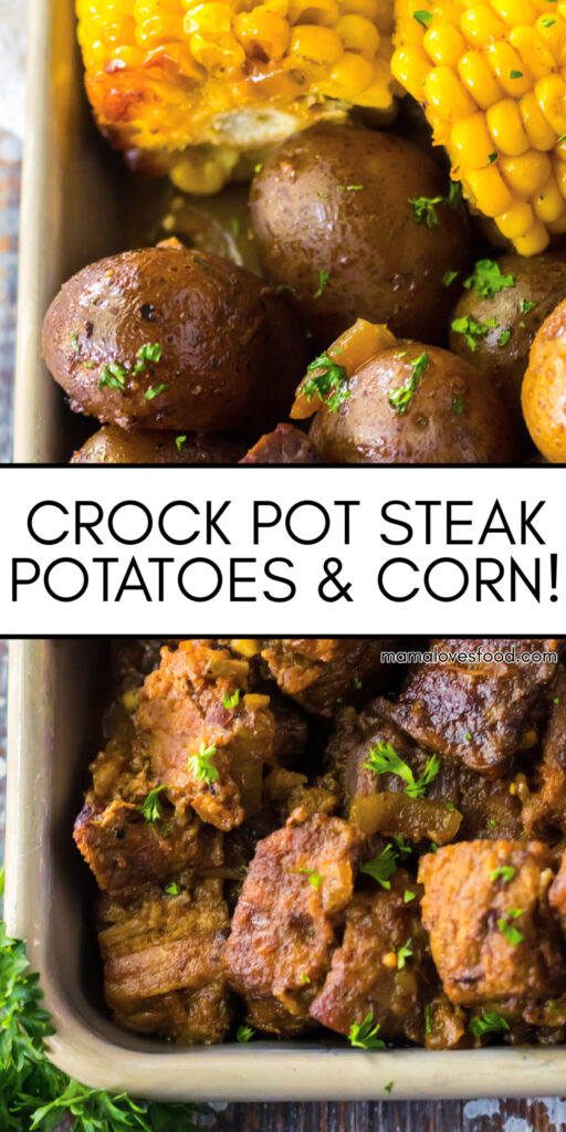 recipe for steak potatoes and corn in the slow cooker