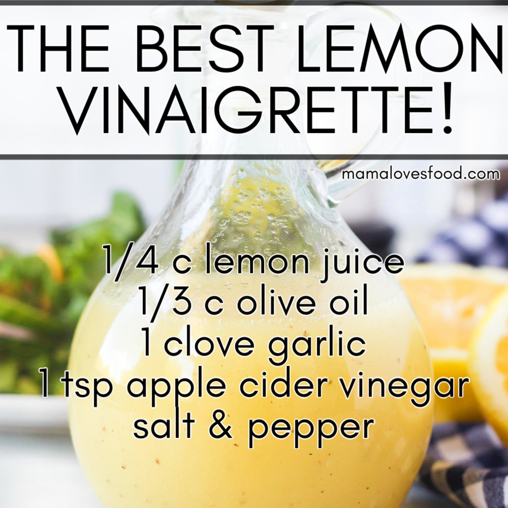 EASY LEMON VINAIGRETTE