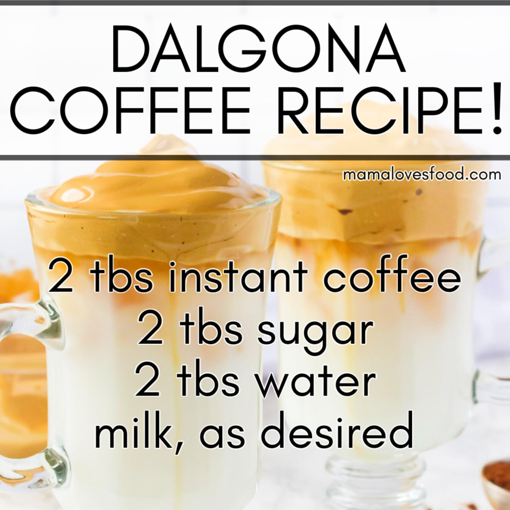 HOMEMADE DALGONA WHIPPED COFFEE