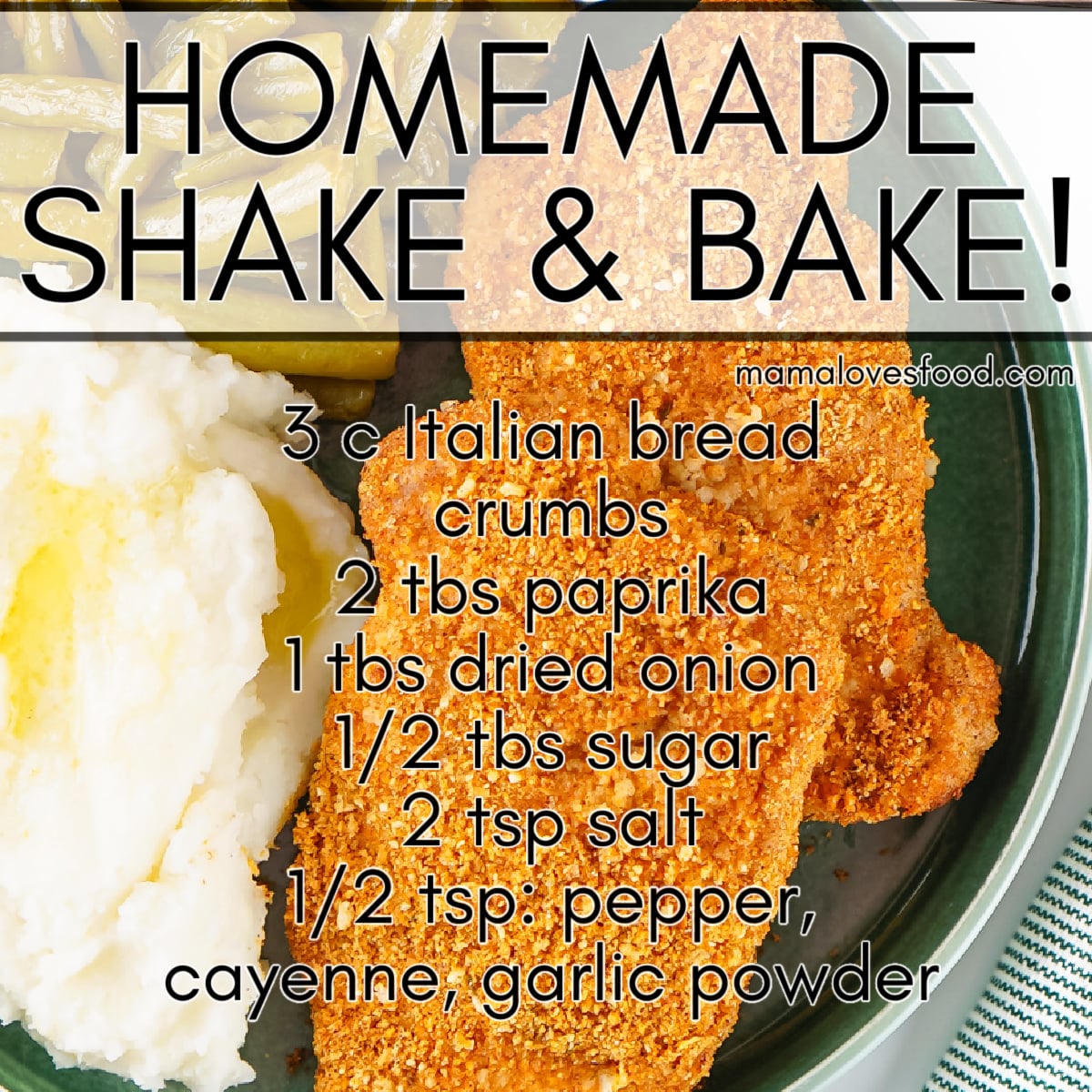 easy homemade shake and bake recipe