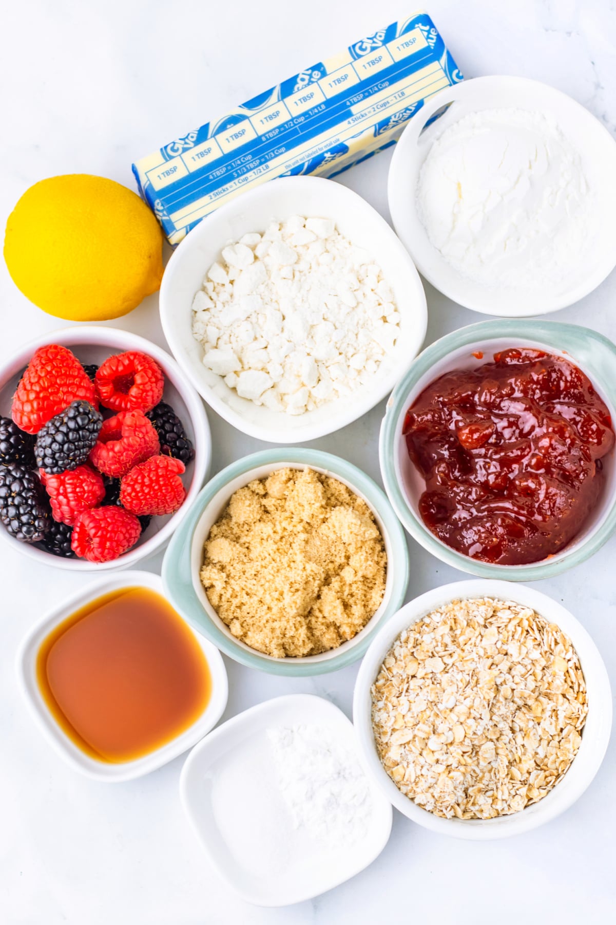 berry oat bars ingredients