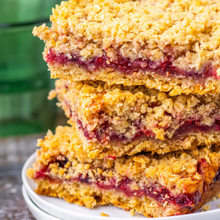 berry oatmeal bars