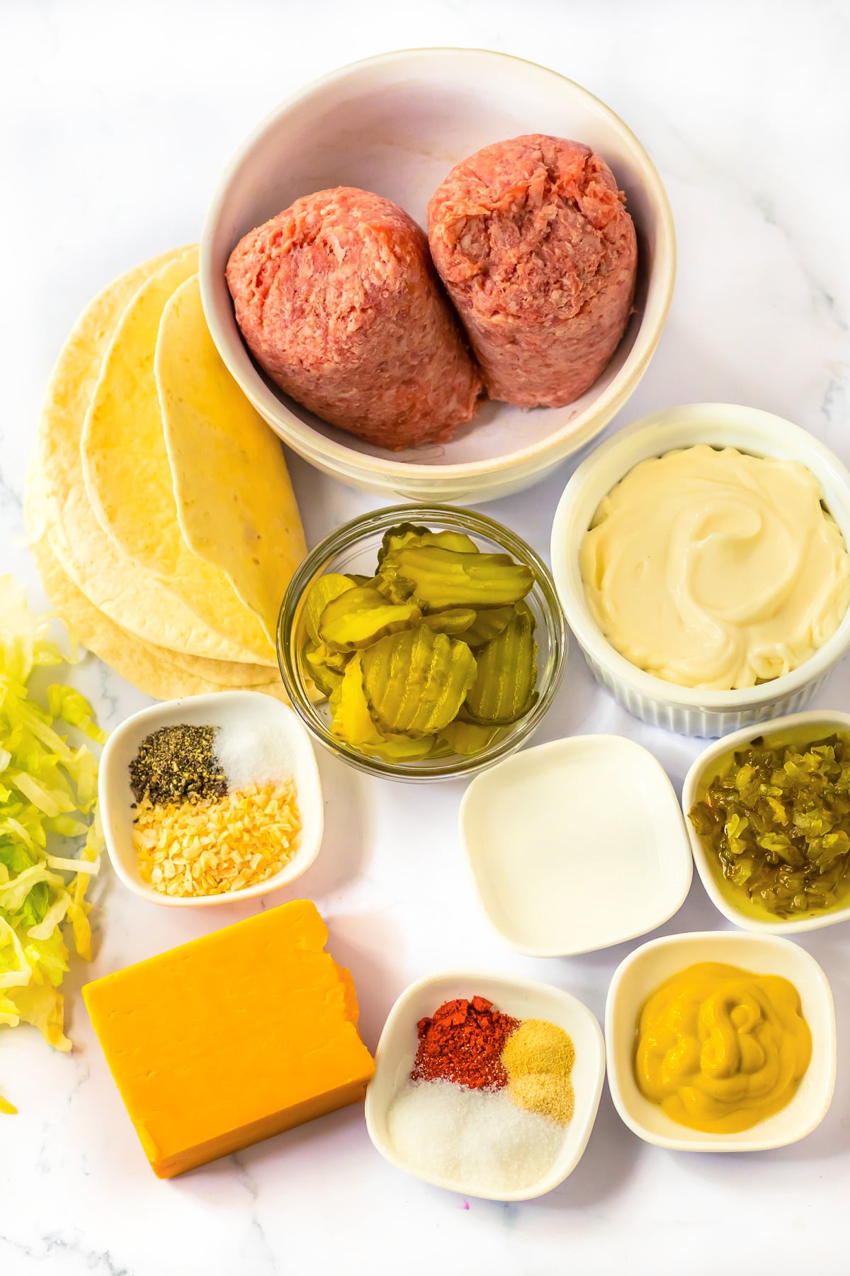 big mac wraps ingredients