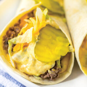 copycat big mac wraps