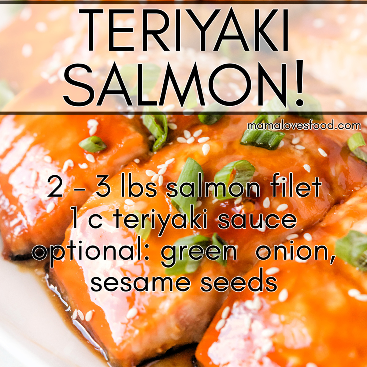 homemade teriyaki salmon