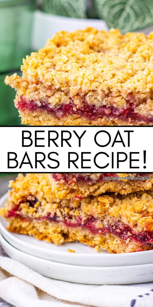 recipe for berry oat bars