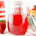 recipe for homemade strawberry simple syrup