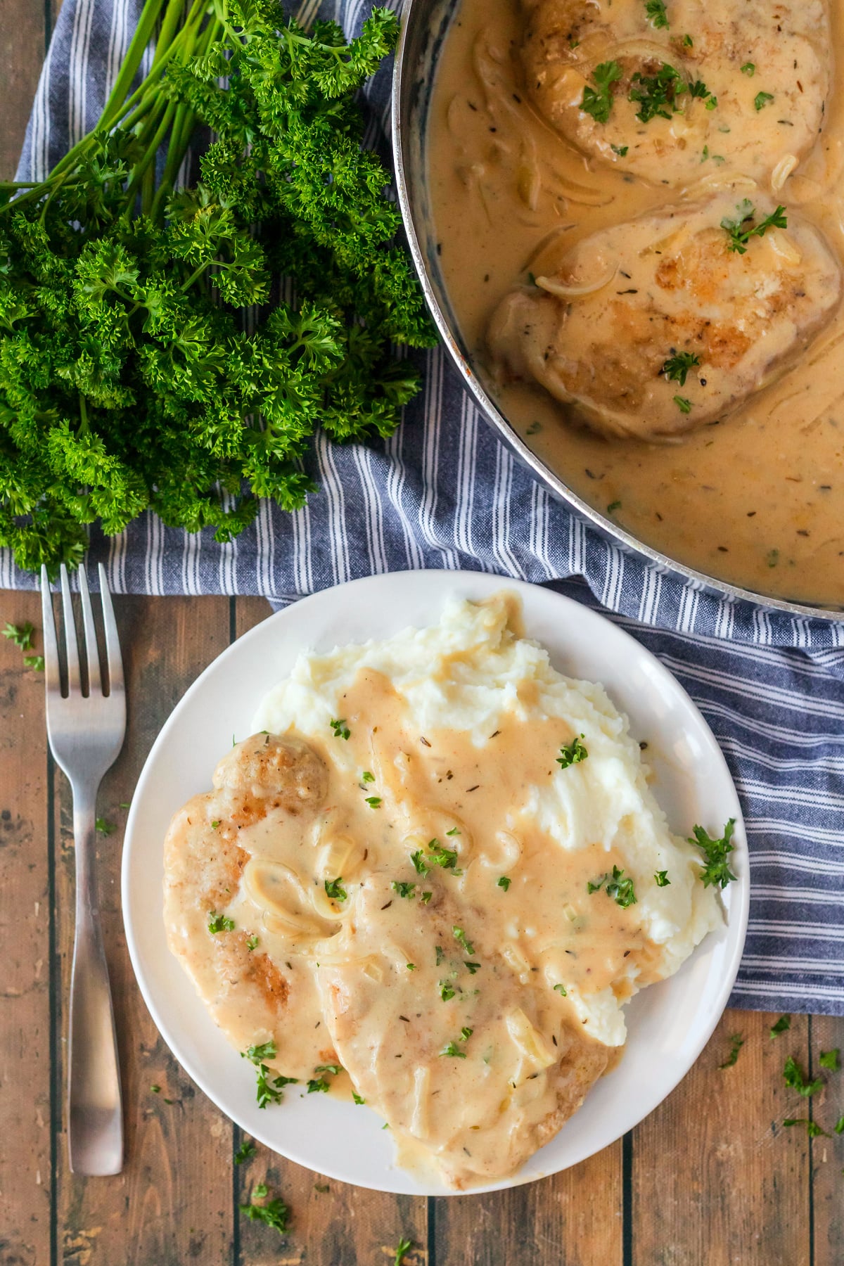 recipe for smothered pork chops