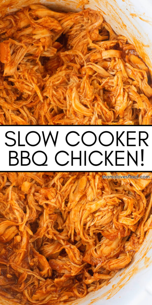 shredded chicken slow cooker bbq