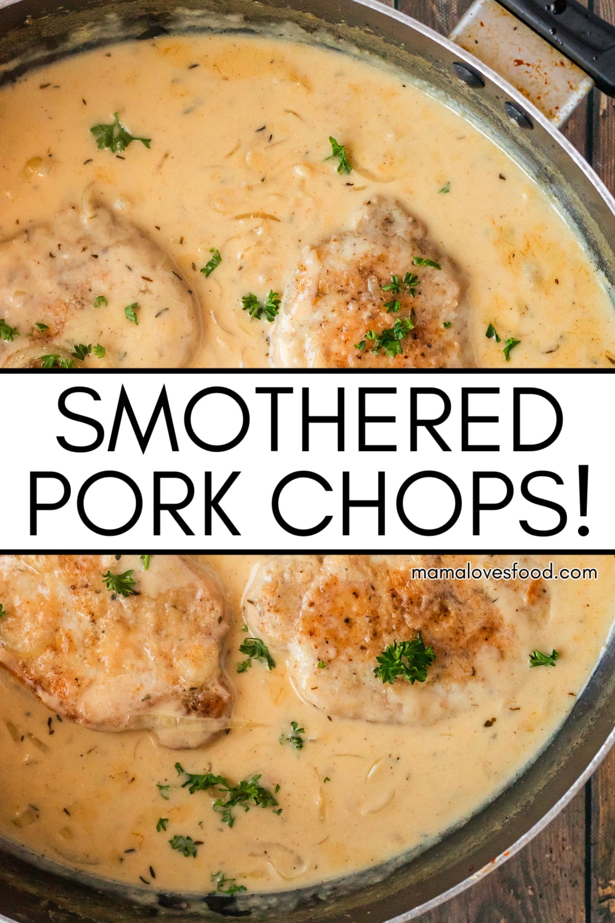 smothered pork chops recipe