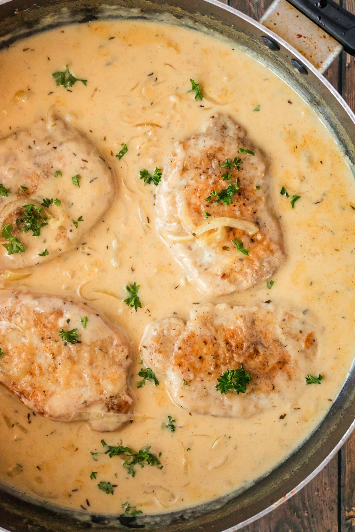 smothered pork chops