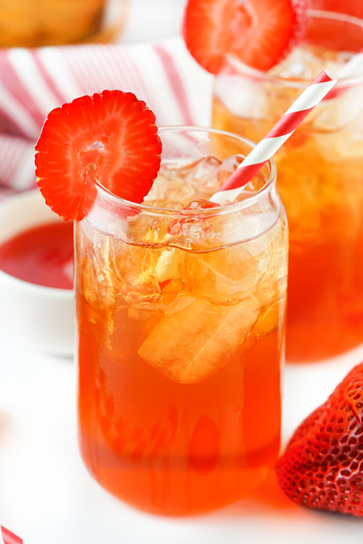 strawberry ice tea