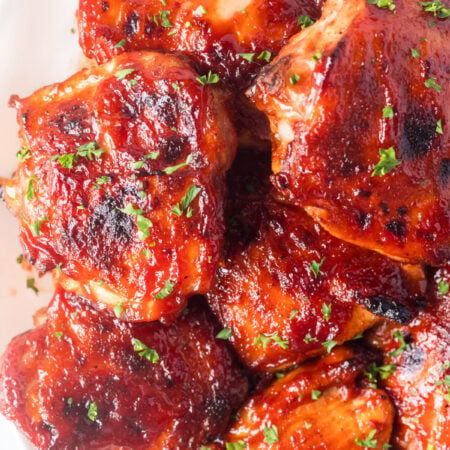 BBQ chicken thighs