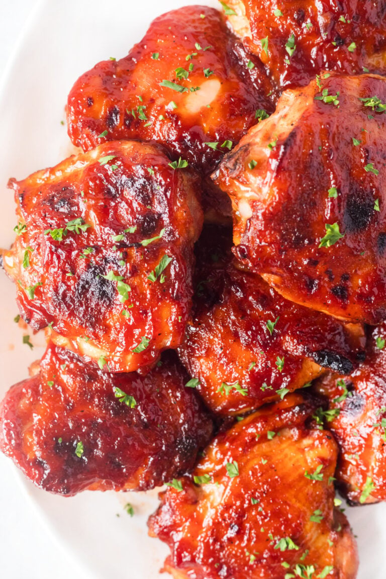 BBQ chicken thighs